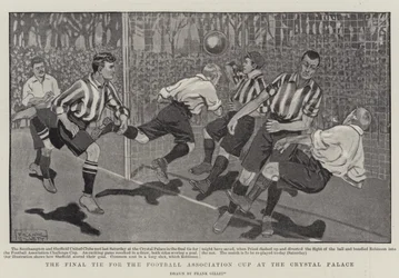 Das Endspiel um den FA Cup im Crystal Palace